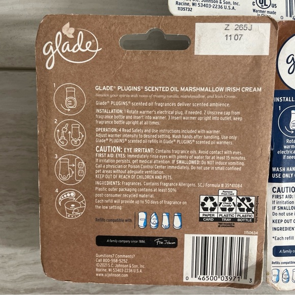 Glade Scented Oil Plugins Warmer Adjustable With 2 Sets Of Refills Brand New - Picture 7 of 8